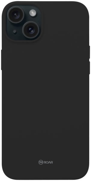 Apple iPhone 15 Plus szilikon tok gyári ROAR fekete