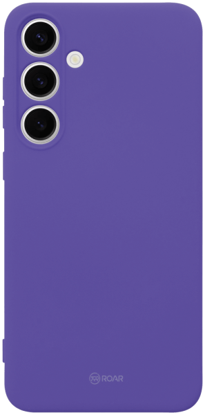 Samsung Galaxy S24 Plus (SM-S926B) szilikon tok gyári ROAR kameravédővel lila