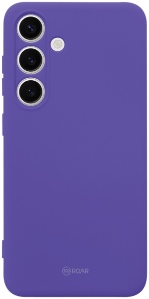 Samsung Galaxy S24 (SM-S921B) szilikon tok gyári ROAR kameravédővel lila