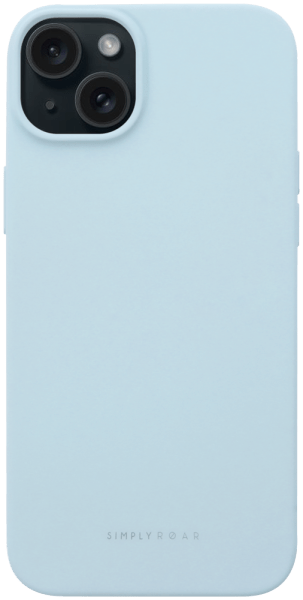 Apple iPhone 15 Plus szilikon tok gyári ROAR babakék