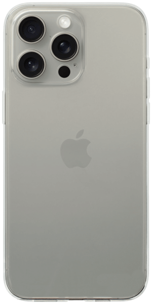 Apple iPhone 15 Pro Max szilikon tok közepesen ütésálló kameravédővel átlátszó