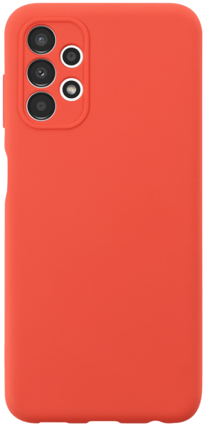 Samsung Galaxy A13 4G (SM-A135F) szilikon tok kameravédővel matt barackszínű