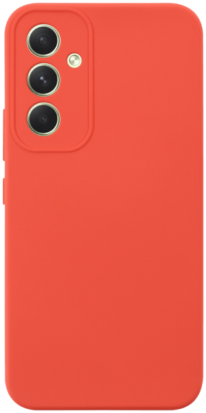 Samsung Galaxy A54 (SM-A546B) szilikon tok kameravédővel matt barackszínű