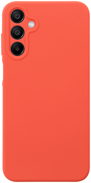 Samsung Galaxy A15 (SM-A155F) szilikon tok kameravédővel matt barackszínű