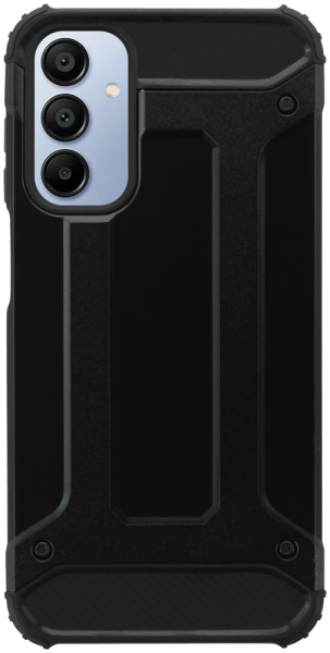 Samsung Galaxy A15 (SM-A155F) ütésálló tok légpárnás sarkas, hibrid Forcell Armor fekete