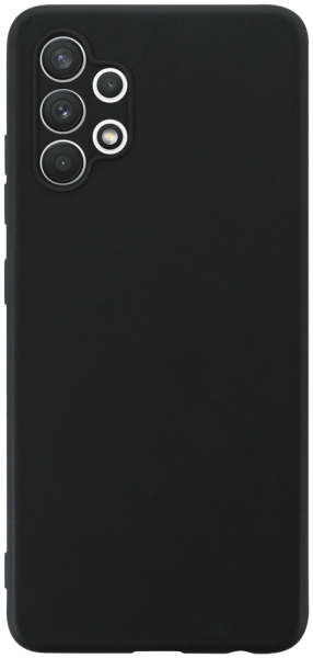 Samsung Galaxy A32 4G (SM-A325F) szilikon tok kameravédővel matt fekete