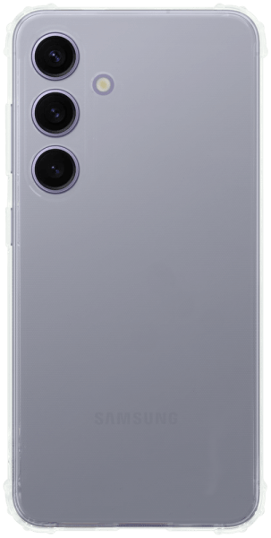 Samsung Galaxy S24 (SM-S921B) szilikon tok közepesen ütésálló légpárnás sarok kameravédővel átlátszó