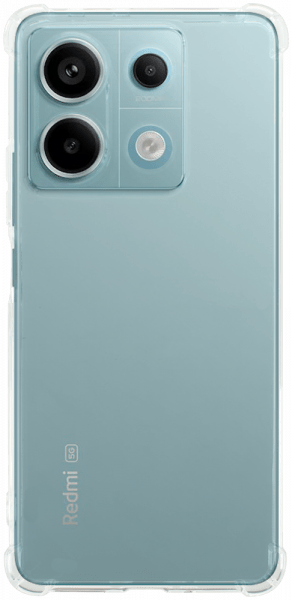 Xiaomi Redmi Note 13 5G szilikon tok közepesen ütésálló légpárnás sarok kameravédővel átlátszó