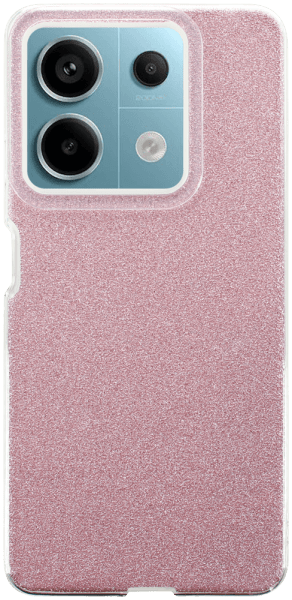 Xiaomi Redmi Note 13 5G szilikon tok csillogó hátlap rózsaszín