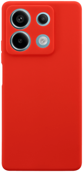 Xiaomi Redmi Note 13 5G szilikon tok kameravédővel matt piros