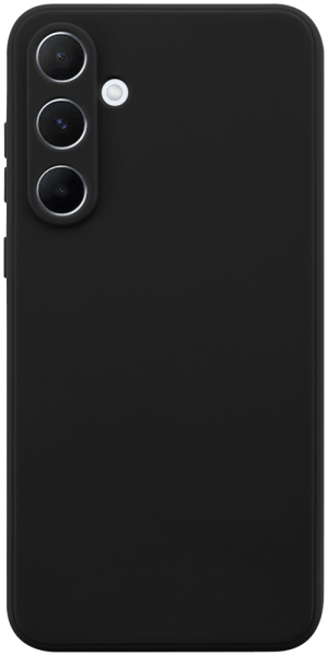 Samsung Galaxy A55 5G (SM-A556B) szilikon tok kameravédővel matt fekete