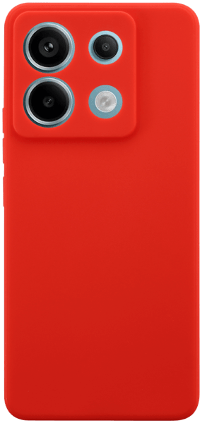 Xiaomi Redmi Note 13 Pro 5G szilikon tok kameravédővel matt piros