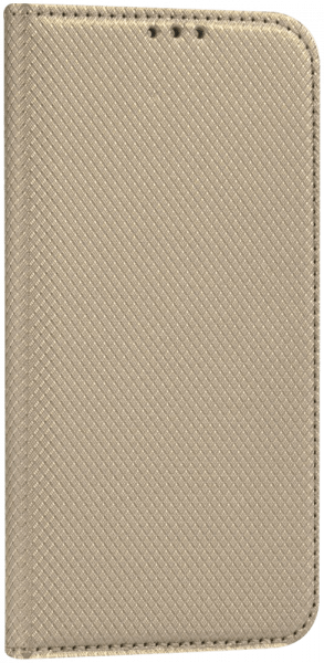 Motorola Moto Edge 30 Neo oldalra nyíló flipes bőrtok rombusz mintás arany