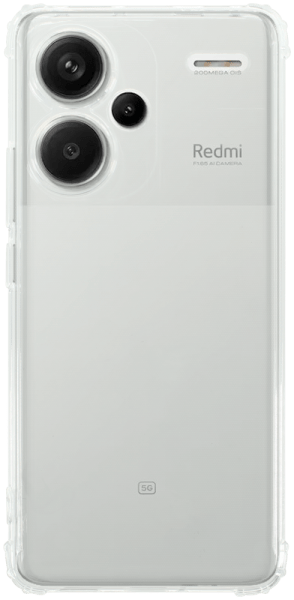 Xiaomi Redmi Note 13 Pro Plus 5G szilikon tok közepesen ütésálló légpárnás sarok kameravédővel átlátszó