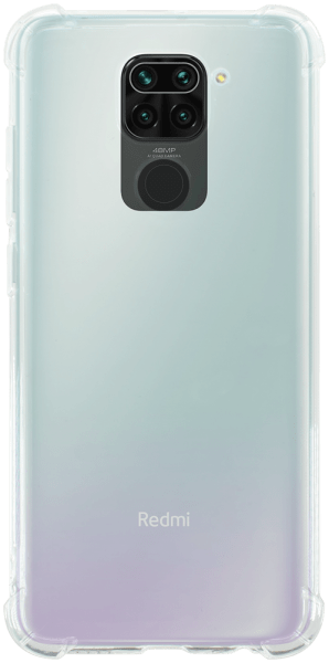 Xiaomi Redmi Note 9 szilikon tok közepesen ütésálló légpárnás sarok átlátszó