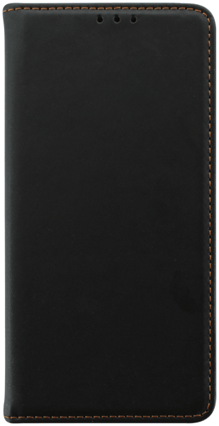 Samsung Galaxy S23 (SM-S911B) oldalra nyíló flipes bőrtok valódi bőr fekete