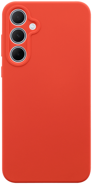 Samsung Galaxy A35 5G (SM-A356B) szilikon tok kameravédővel matt barackszínű