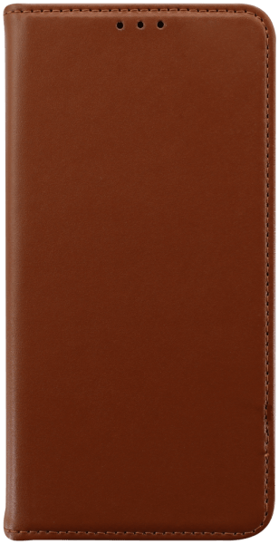 Samsung Galaxy A35 5G (SM-A356B) oldalra nyíló flipes bőrtok valódi bőr barna