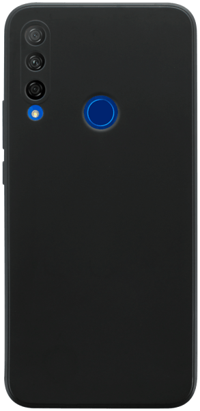 Honor 9X szilikon tok kameravédővel matt fekete