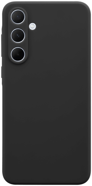 Samsung Galaxy A35 5G (SM-A356B) szilikon tok kameravédővel matt fekete