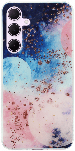 Samsung Galaxy A35 5G (SM-A356B) kemény hátlap Gold Glam Galactic