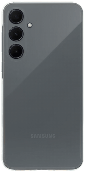 Samsung Galaxy A35 5G (SM-A356B) szilikon tok közepesen ütésálló kameravédővel átlátszó