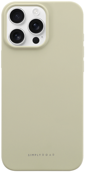 Apple iPhone 16 Pro Max szilikon tok gyári ROAR púder fehér