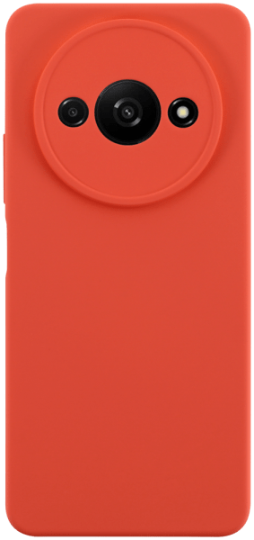 Xiaomi Redmi A3 szilikon tok kameravédővel matt barackszínű