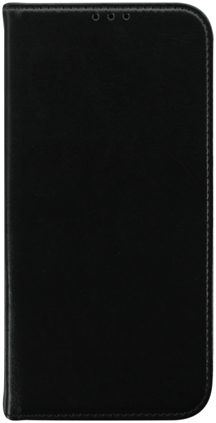 Apple iPhone 16 Plus oldalra nyíló flipes bőrtok valódi bőr fekete