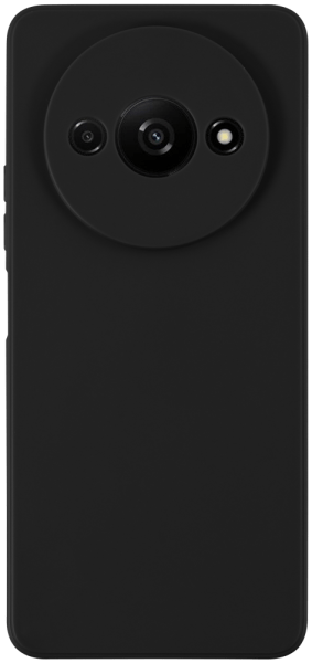 Xiaomi Redmi A3 szilikon tok kameravédővel matt fekete