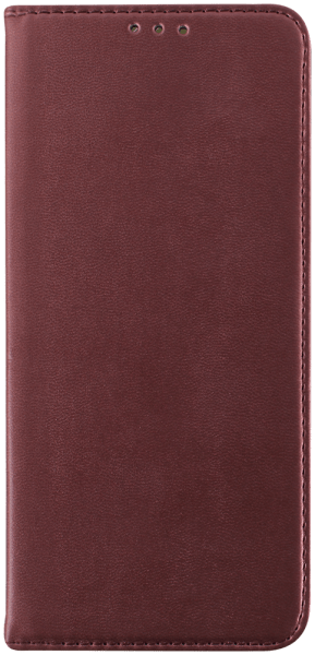 Xiaomi Redmi A3 oldalra nyíló flipes bőrtok asztali tartó funkciós bordó