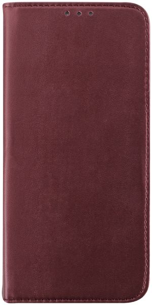 Apple iPhone 16 Pro Max oldalra nyíló flipes bőrtok asztali tartó funkciós bordó