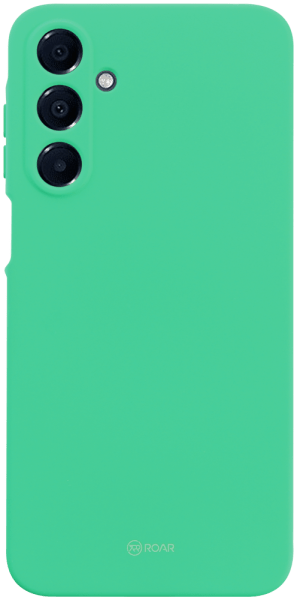 Samsung Galaxy A16 5G (SM-A166B/DS) szilikon tok gyári ROAR kameravédővel mentazöld