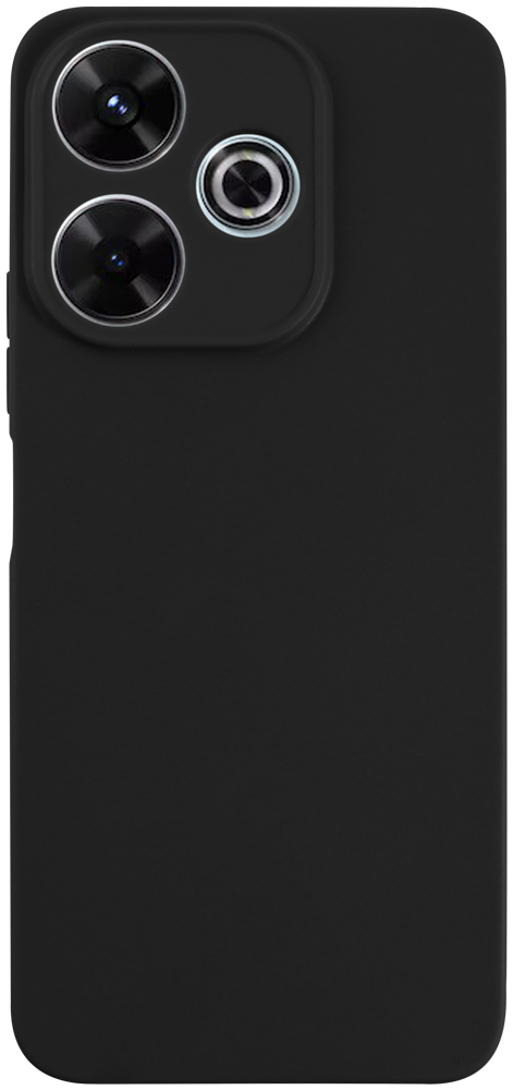Xiaomi Redmi 13 4G szilikon tok kameravédővel matt fekete