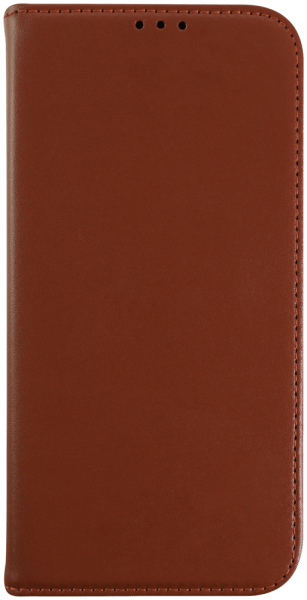 Apple iPhone 16 Plus oldalra nyíló flipes bőrtok valódi bőr barna