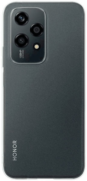 Honor 200 Lite szilikon tok közepesen ütésálló kameravédővel átlátszó