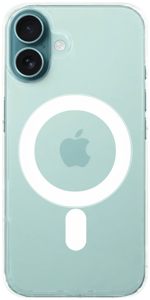 Apple iPhone 16 Plus kemény hátlap gyári MagSafe átlátszó