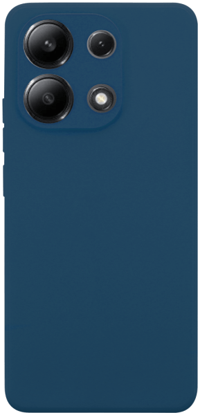 Xiaomi Redmi Note 13 4G szilikon tok kameravédővel matt sötétkék