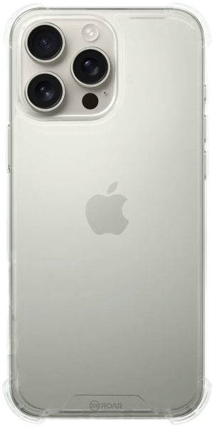 Apple iPhone 16 Pro Max kemény hátlap gyári ROAR légpárnás sarok átlátszó
