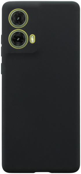 Motorola Moto G85 szilikon tok kameravédővel matt fekete