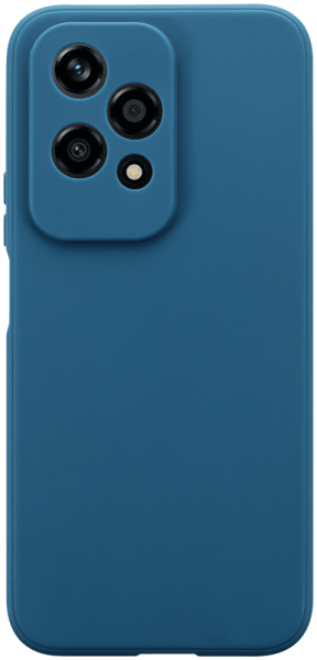 Honor 200 Lite szilikon tok kameravédővel matt sötétkék