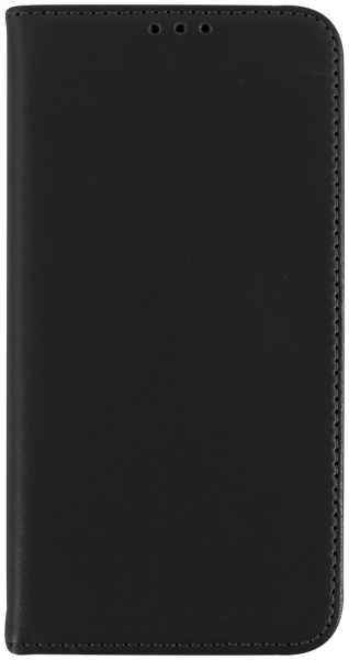 Apple iPhone 16 oldalra nyíló flipes bőrtok valódi bőr fekete