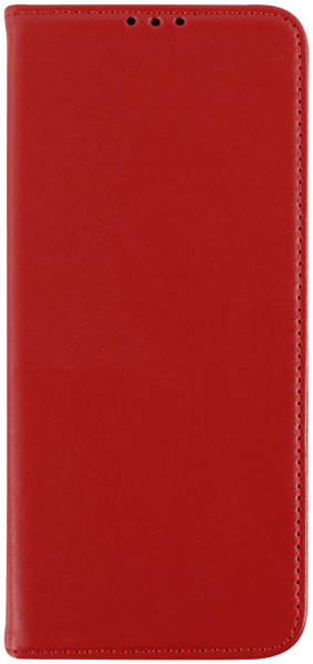 Xiaomi Redmi Note 13 4G oldalra nyíló flipes bőrtok valódi bőr piros