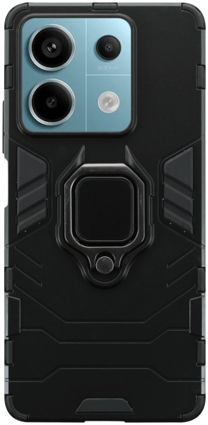 Xiaomi Redmi Note 13 5G ütésálló tok légpárnás sarkas, hibrid Ring Armor fekete