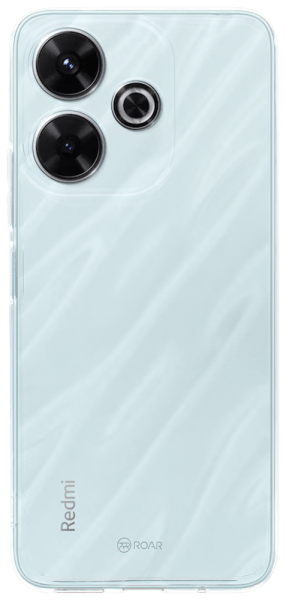 Xiaomi Redmi 13 4G szilikon tok gyári ROAR kameravédővel átlátszó