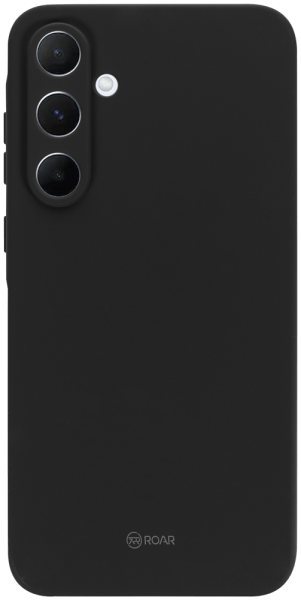 Samsung Galaxy A55 5G (SM-A556B) szilikon tok gyári ROAR kameravédővel fekete