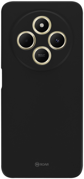 Xiaomi Redmi 14C szilikon tok gyári ROAR kameravédővel fekete