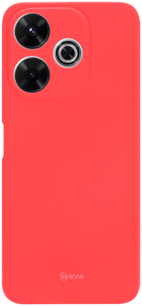 Xiaomi Redmi 13 4G szilikon tok gyári ROAR kameravédővel piros