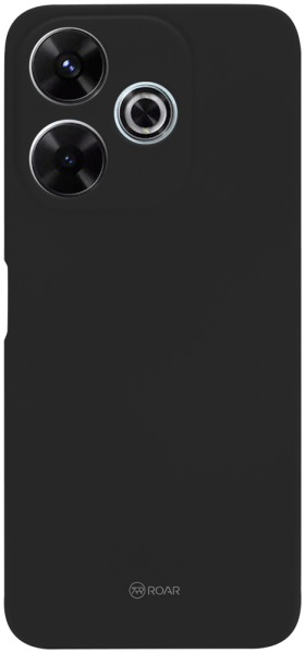 Xiaomi Redmi 13 4G szilikon tok gyári ROAR kameravédővel fekete