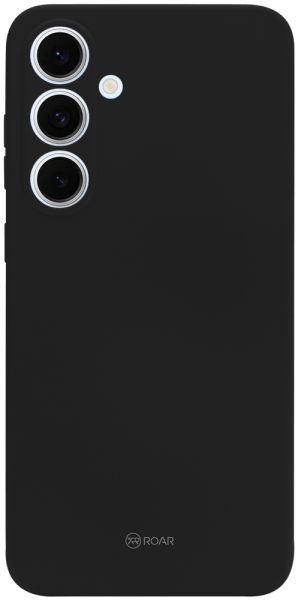 Samsung Galaxy S24 FE (SM-S721B/DS) szilikon tok gyári ROAR kameravédővel fekete